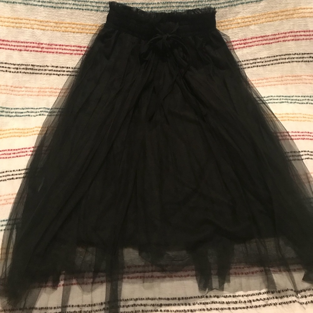 Black Tulle Skirt